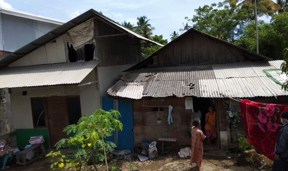 Kondisi rumah pemulung di Ulu Gadut Padang sebelum dibedah/Foto: ist