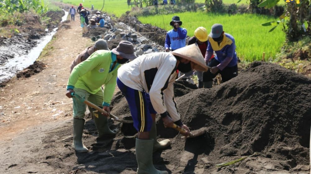 <p>Ilustrasi pengerjaan proyek pembangunan Kementerian PUPR. / Dok. Kementerian PUPR</p>
