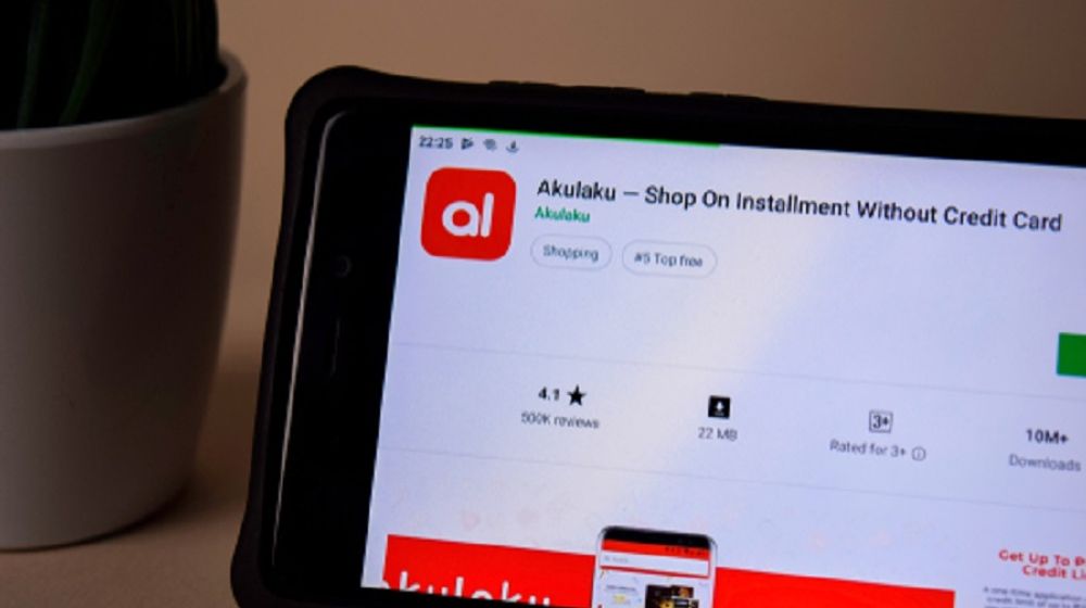 <p>Ilustrasi aplikasi Akulaku. / Shutterstock</p>
