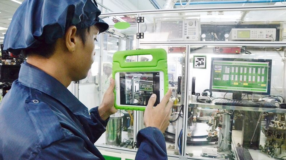 <p>Ilustrasi industri manufaktur di pabrik saat menghadapi era new normal. / Kemenperin.go.id</p>
