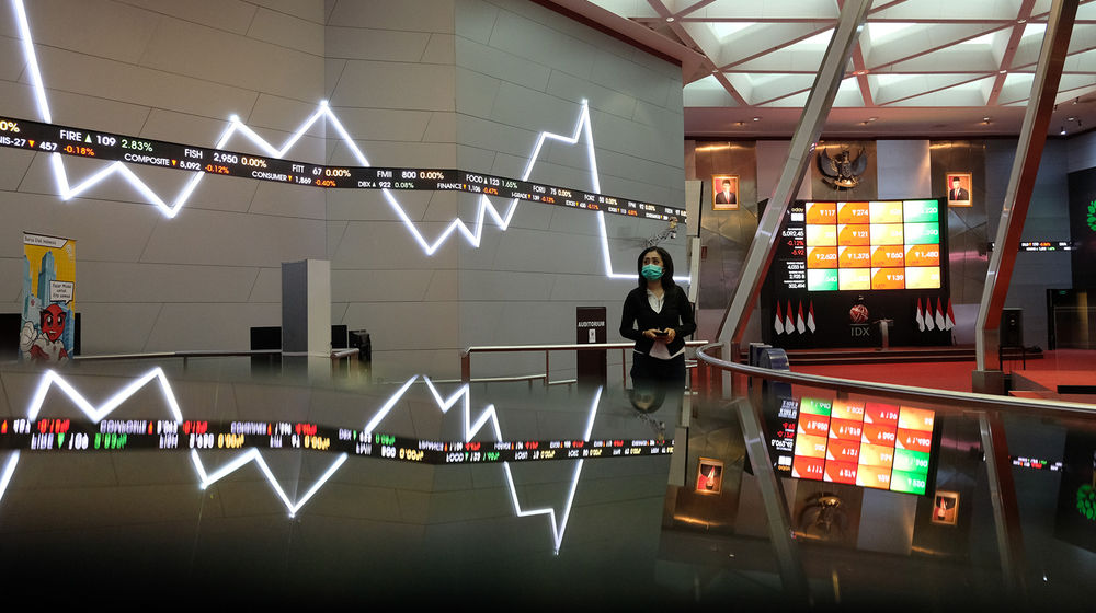 <p>Ilustrasi: Pergerakan Indeks Harga Saham Gabungan (IHSG) di Gedung Bursa Efek Indonesia. Foto: Ismail Pohan/TrenAsia</p>
