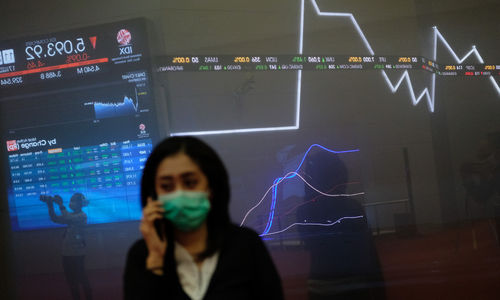 <p>Pergerakan Indeks Harga Saham Gabungan (IHSG) di Gedung Bursa Efek Indonesia. Foto: Ismail Pohan/TrenAsia</p>
