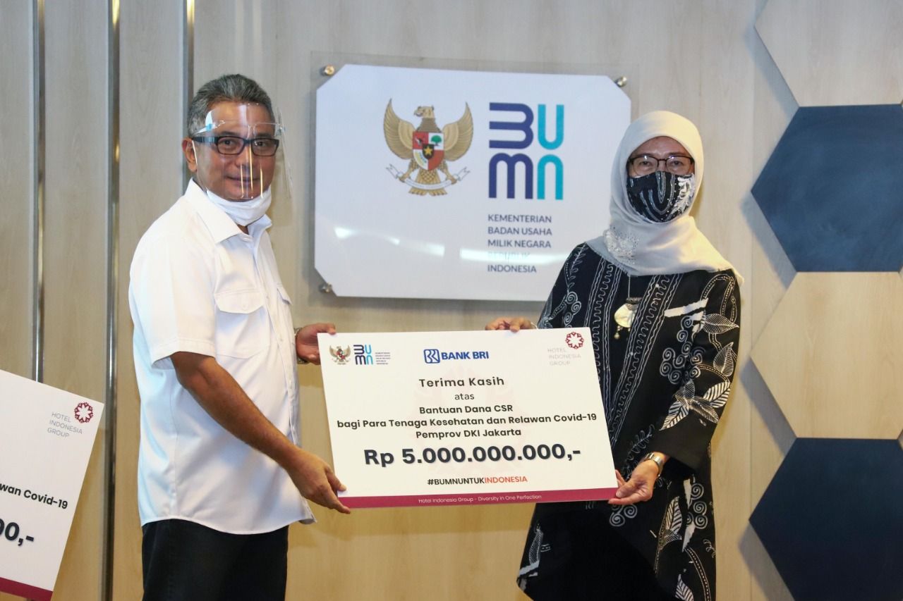 <p>PT Bank Rakyat Indonesia (Persero) Tbk. memberikan bantuan akomodasi dan penginapan untuk petugas kesehatan penanganan COVID-19 senilai Rp5 miliar. / BRI</p>
