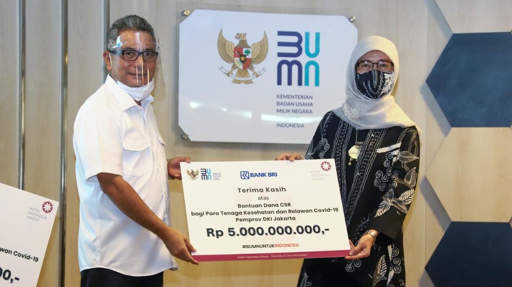 <p>PT Bank Rakyat Indonesia (Persero) Tbk. memberikan bantuan akomodasi dan penginapan untuk petugas kesehatan penanganan COVID-19 senilai Rp5 miliar. / BRI</p>
