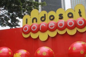 Lambang PT Indosat Tbk.