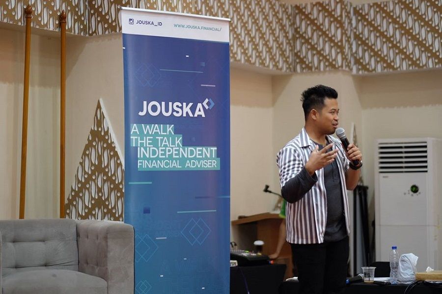 Chief Executive Officer (CEO) dan Founder PT Jouska Finansial Indonesia Aakar Abyasa Fidzuno.