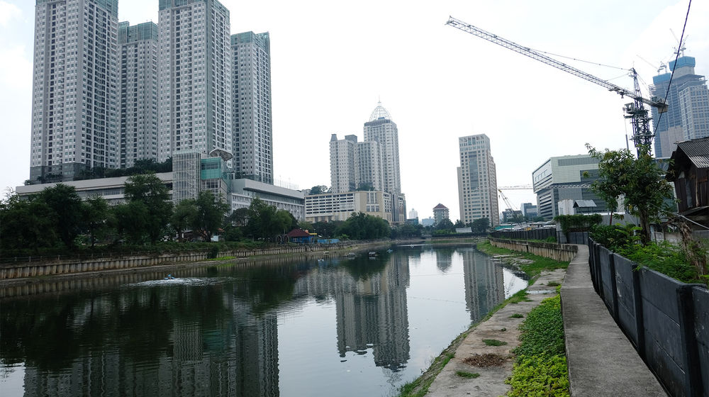 <p>Suasana bangunan apartemen di kawasan Jakarta Pusat. Foto: Ismail Pohan/TrenAsia</p>