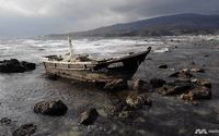 <p>&#8216;Kapal hantu&#8217; yang terdampar di pantai Jepang/CNN </p>

