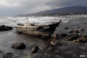 <p>‘Kapal hantu’ yang terdampar di pantai Jepang/CNN </p>
