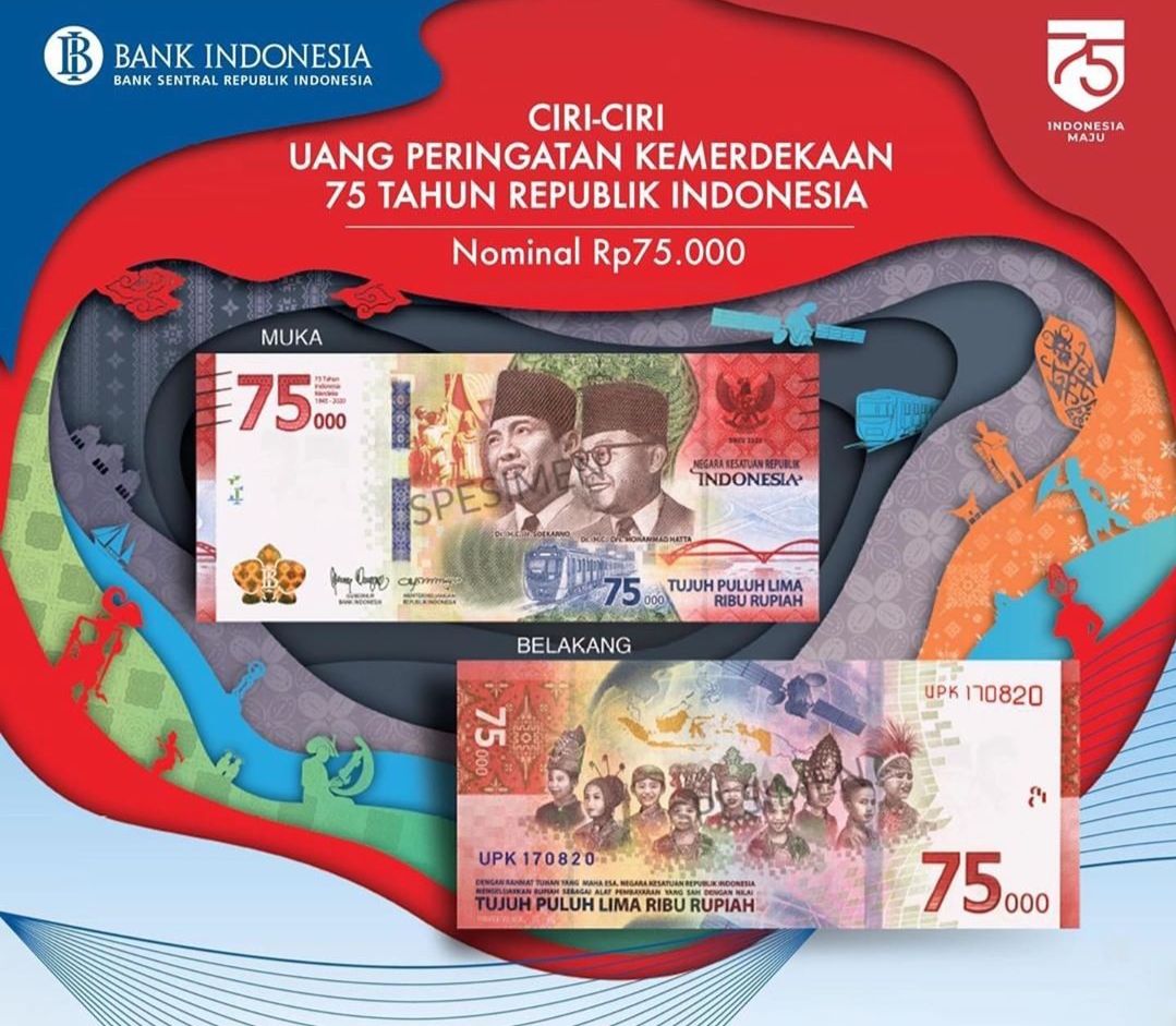 Uang Rp 75 ribu