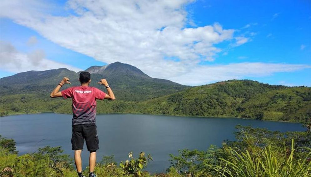 Keindahan Danau Talang yang ada di Kabupaten Solok/Foto: ist