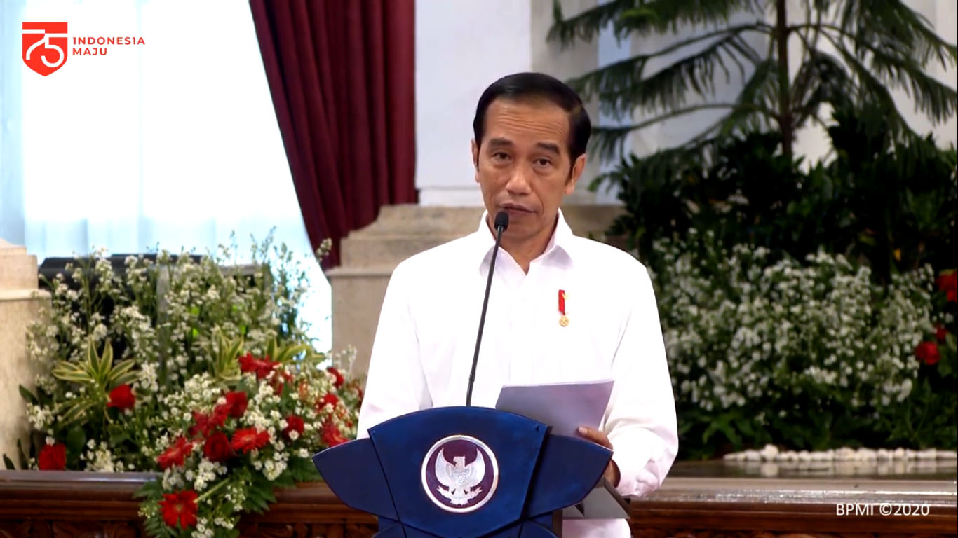 Presiden Joko Widodo, Saat Umumkan Banpres bagi UMKM