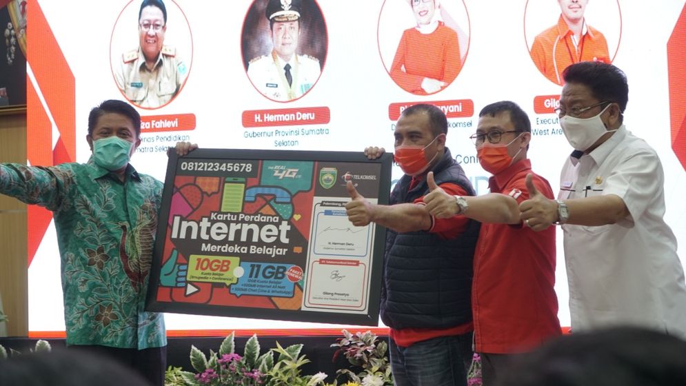 Peluncuran kartu internet merdeka belajar