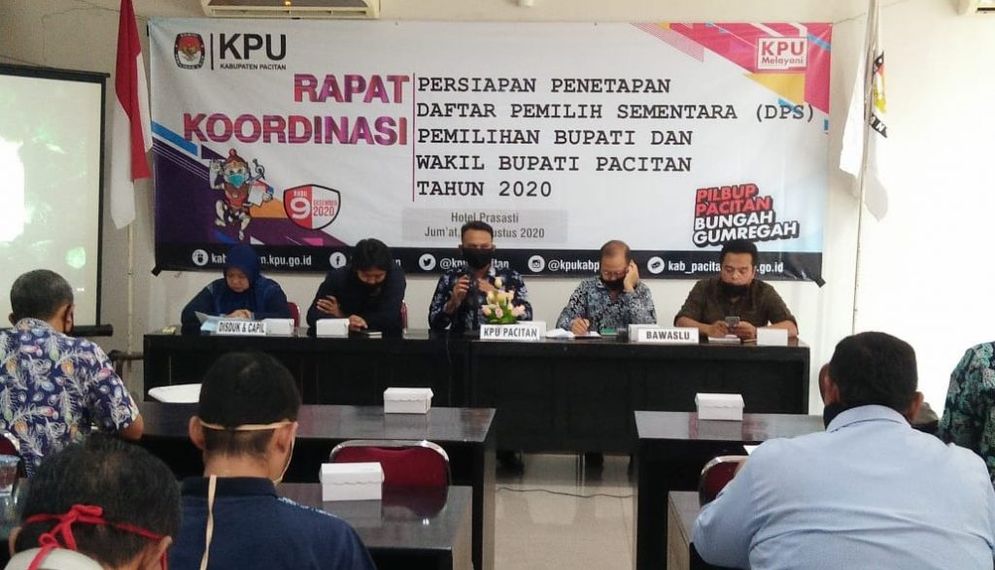 Mejelang Penetapan Daftar Pemilih Sementara KPU Lakukan Koordinasi dengan Partai Politik