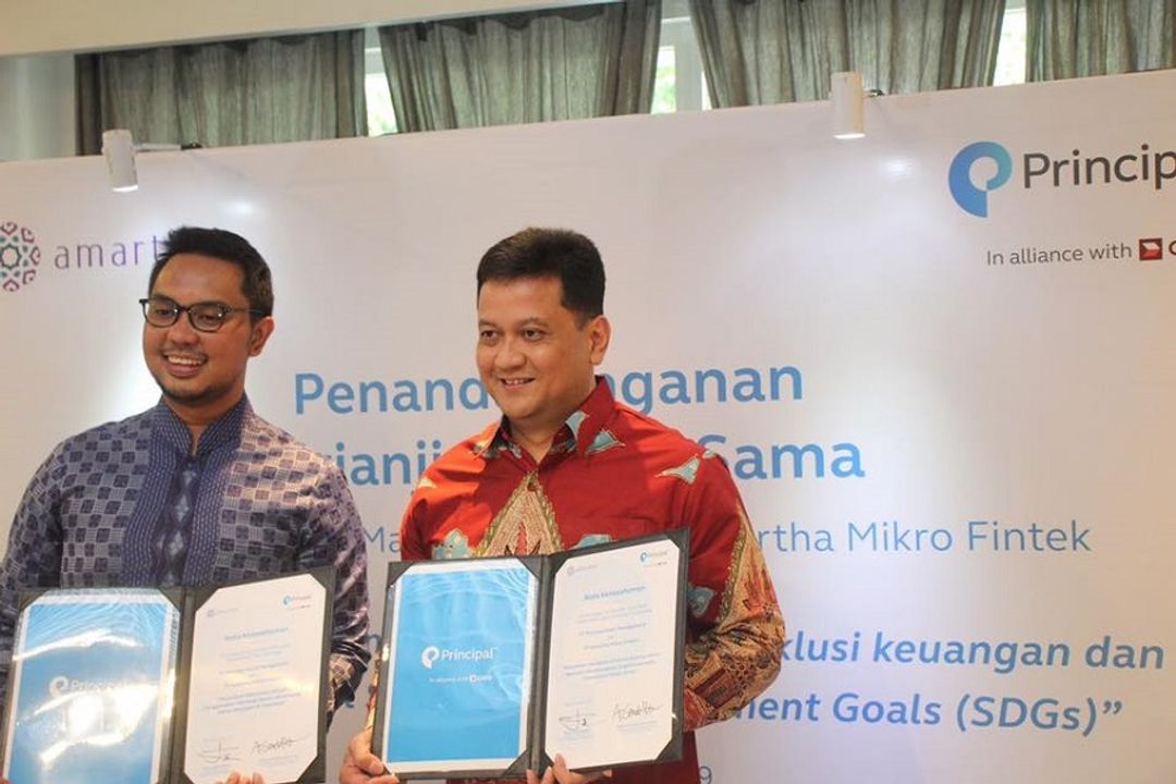 <p>Andi Taufan Garuda Putra, pendiri lembaga peer to peer Lending bernama Amartha. / Facebook @amarthaid</p>
