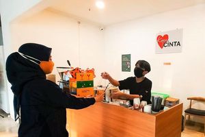 <p>Gerai kopi cinta milik OYO Rooms Indonesia. / Dok. OYO Rooms Indonesia </p>
