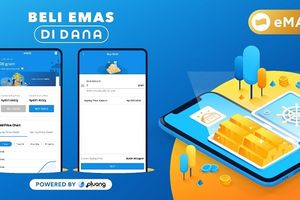 Hai Gaes… Investasi Emas Bisa Pakai Dompet Digital DANA Lho.. Cuma Rp10.000-an
