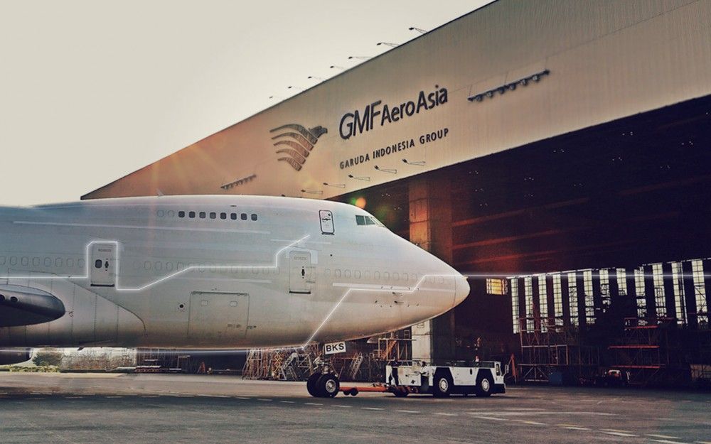 <p>Garuda Maintenance Facility/Foto: good news for indonesia</p>
