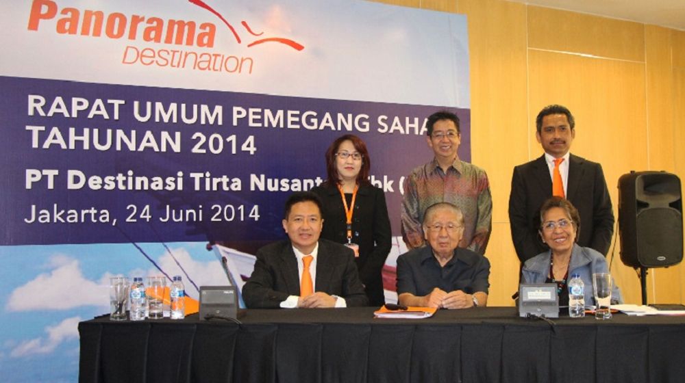 <p>PT Destinasi Tirta Nusantara Tbk. (PDES) yang merupakan anak usaha Panorama Grup saat menggelar RUPS. / Dok. Perseroan</p>
