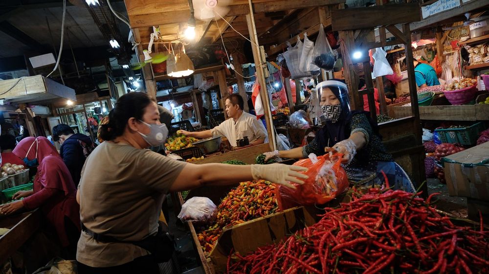 <p>Bank Indonesia (BI) melaporkan survei Indeks Harga Konsumen (IHK) pada September 2020 kembali menunjukkan deflasi 0,05% month-to-month (mtm).  / Foto: Ismail Pohan/TrenAsia</p>

