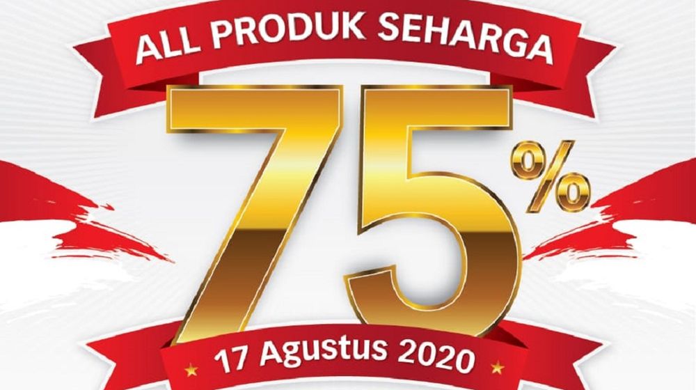 <p>Diskon promosi HUT ke-75 RI. / Holandbakery.co.id</p>
