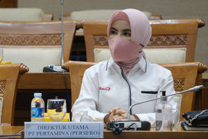 <p>Direktur Utama PT Pertamina (Persero) Nicke Widyawati . Foto: Ismail Pohan/TrenAsia</p>
