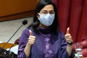 <p>Menteri Keuangan Sri Mulyani Indrawati. Foto: Ismail Pohan/TrenAsia </p>

