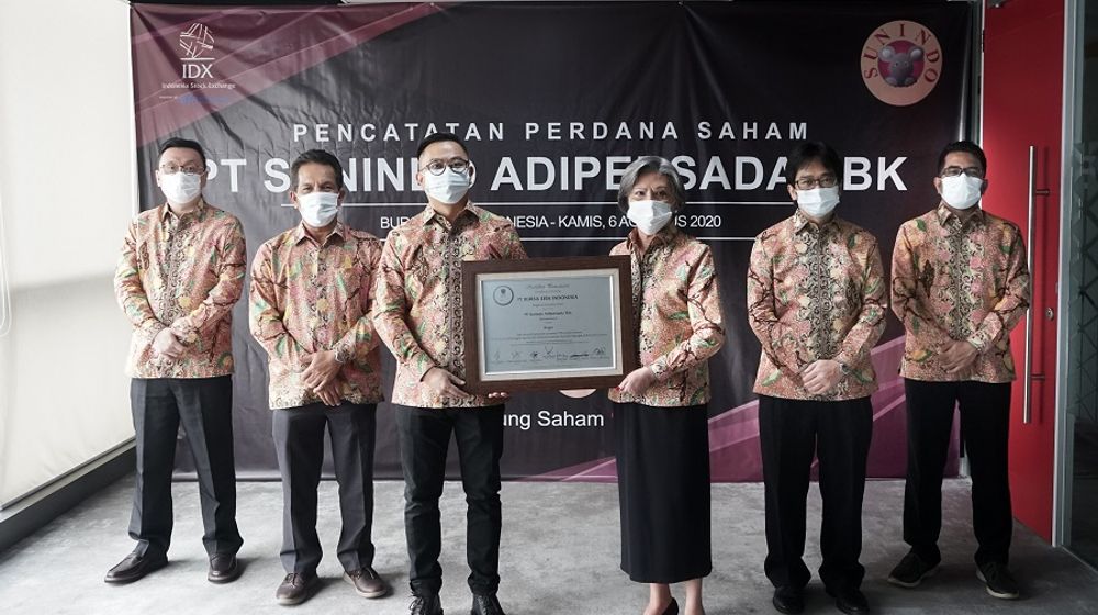 <p>Manajemen Sunindo. / Dok. Perseroan </p>