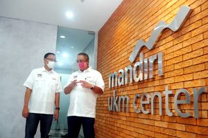 <p>Penyaluran Kredit Usaha Rakyat (KUR) PT Bank Mandiri (Persero) Tbk mencapai Rp21,36 triliun per November 2020. / Bank Mandiri</p>