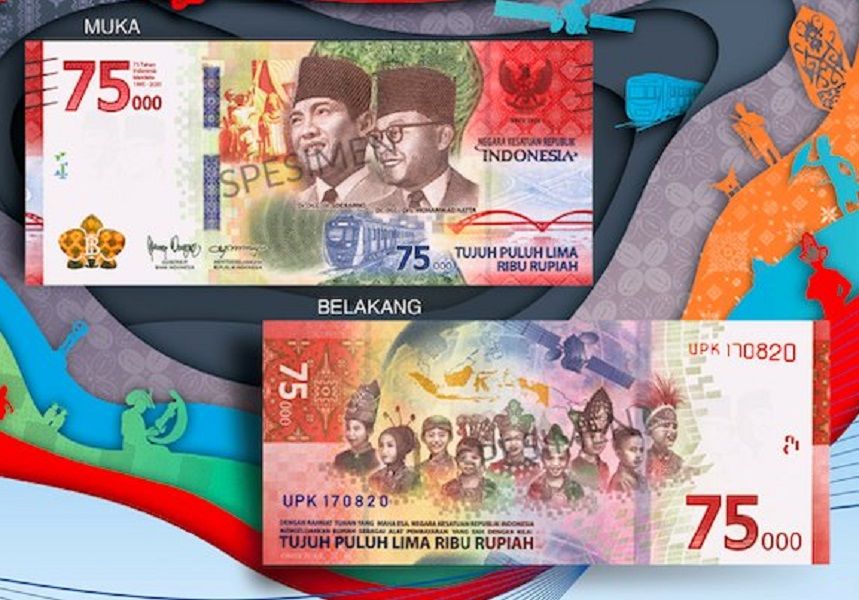 <p>Uang kertas rupiah baru edisi HUT ke-75 RI. / Bi.go.id</p>
