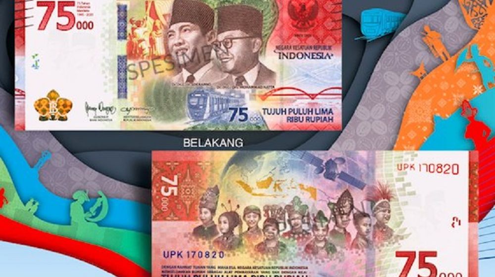 <p>Uang kertas rupiah baru edisi HUT ke-75 RI. / Bi.go.id</p>

