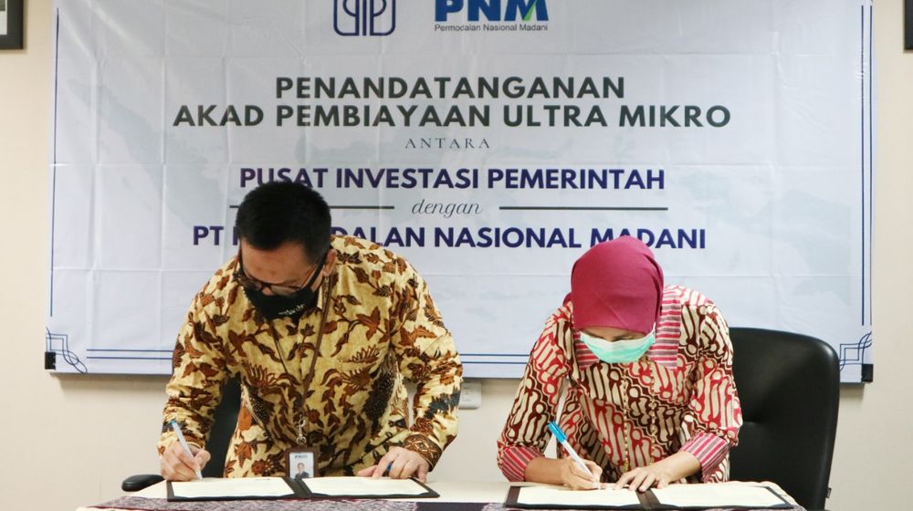 <p>Pusat Investasi Pemerintah (PIP), Kementerian Keuangan menyalurkan pembiayaan Ultra Mikro (UMi) senilai Rp1,2 triliun dengan masa tenggang hingga Desember 2020 kepada PT Permodalan Nasional Madani (Persero) atau PNM, Selasa, 18 Agustus 2020/ Sumber: Kemenkeu.go.id</p>
