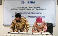 <p>Pusat Investasi Pemerintah (PIP), Kementerian Keuangan menyalurkan pembiayaan Ultra Mikro (UMi) senilai Rp1,2 triliun dengan masa tenggang hingga Desember 2020 kepada PT Permodalan Nasional Madani (Persero) atau PNM, Selasa, 18 Agustus 2020/ Sumber: Kemenkeu.go.id</p>
