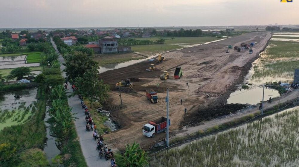 <p>Pembangunan Jalan Tol Semarang-Demak. / Dok. Kementerian PUPR</p>
