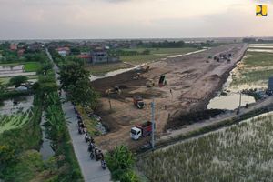 <p>Pembangunan Jalan Tol Semarang-Demak. / Dok. Kementerian PUPR</p>
