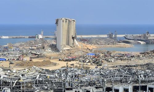 <p>Kerusakan akibat ledakan dahsyat di Beirut Lebanon/Aljazeera</p>
