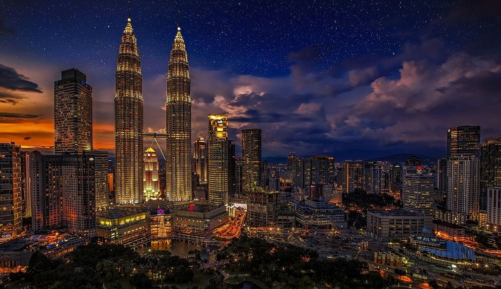 Twin Towers di Kuala Lumpur Malaysia. 