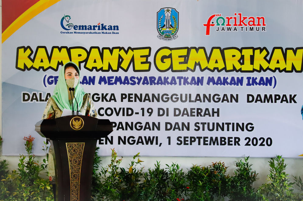 Ketua Forikan Provinsi Jawa Timur, Arumi Bachin, Kampanyekan Ayo Makan Ikan di Tengah Pandemi Demi Imun Tubuh