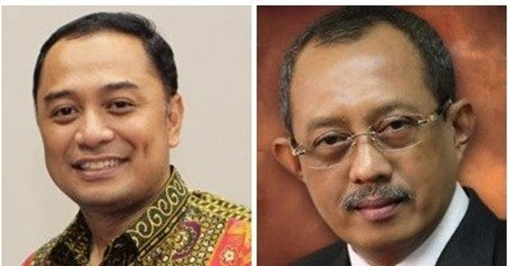Pasangan Eri Cahyadi dan Armudji yang siap memenangkan Pilwali Surabaya 2020.