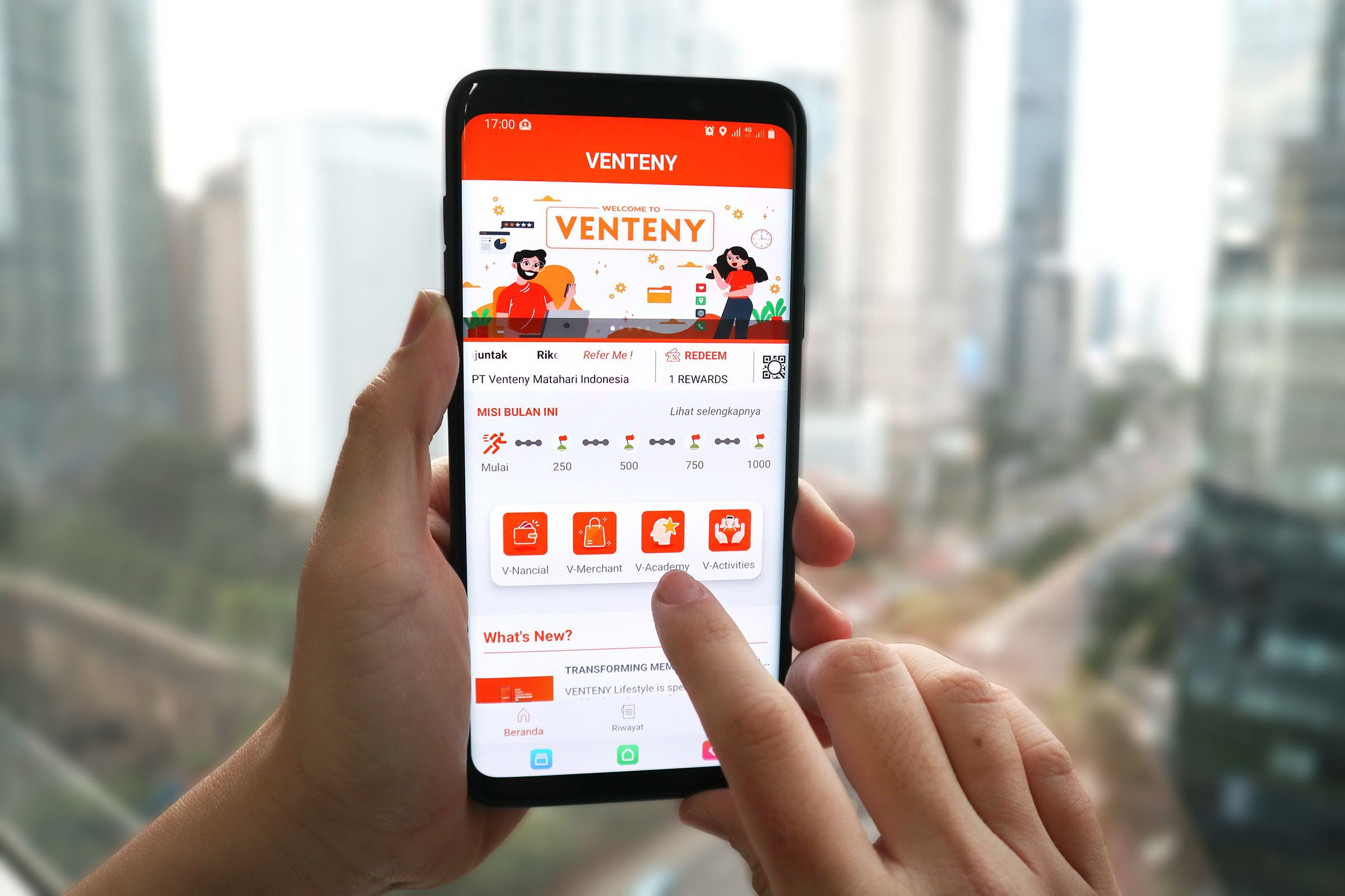 Layanan aplikasi Venteny