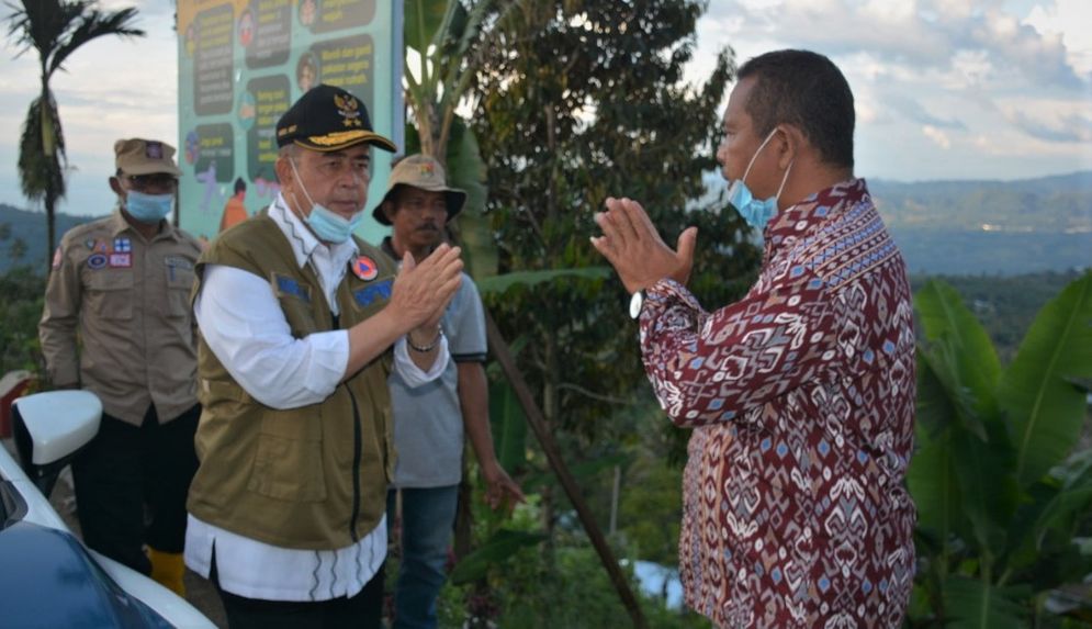 Wagub Sumbar Nasrul Abit saat tiba di Payok Solok/Foto: ist