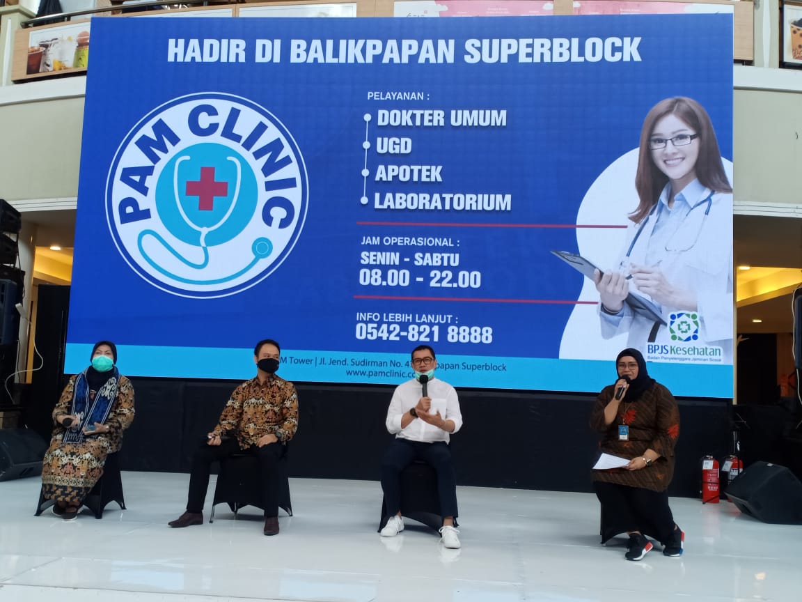 Konferensi Pers kehadiran PAM Clinic di kawasan Balikpapan Superblock 