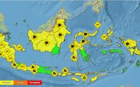 BMKG mengimbau masyarakat untuk waspada dan siap siaga terhadap potensi bencana hidrometeorologi
