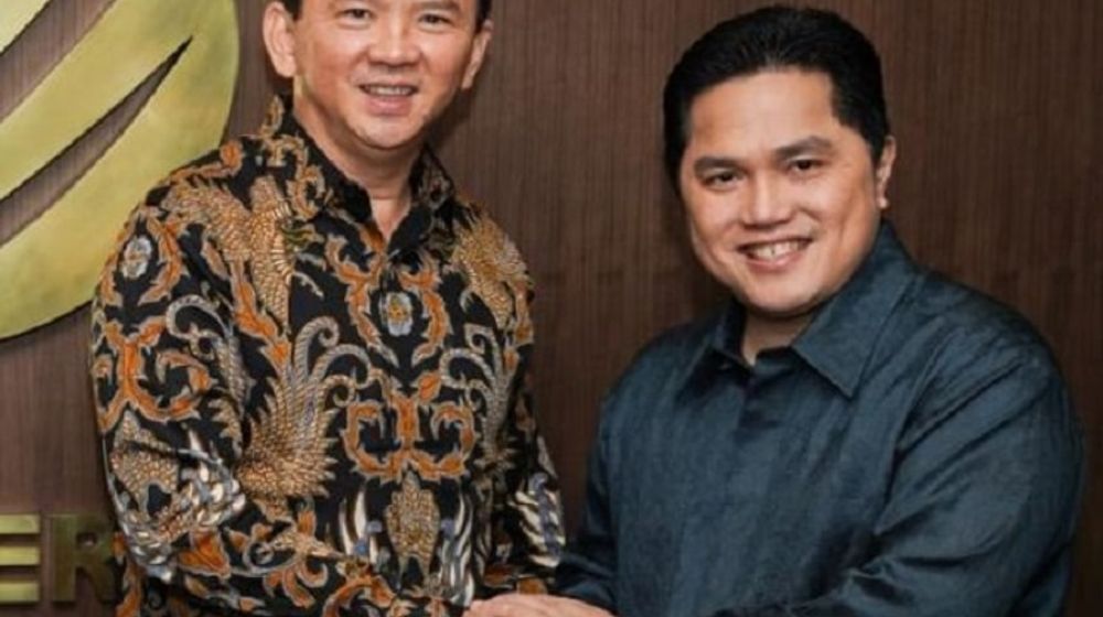 <p>Menteri BUMN Erick Thohir dan Komisaris Utama Pertamina Basuki Tjahaja Purnama (Ahok) / Dok. Kementerian BUMN</p>
