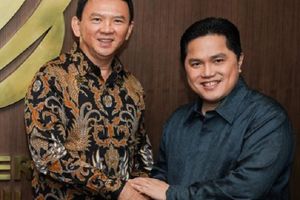 <p>Menteri BUMN Erick Thohir dan Komisaris Utama Pertamina Basuki Tjahaja Purnama (Ahok) / Dok. Kementerian BUMN</p>
