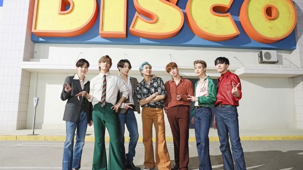 Boyband BTS jadi salah satu simbol K-Pop Korea Selatan.