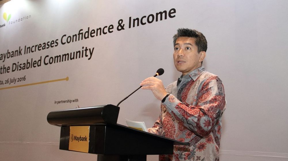 <p>Direktur Utama PT Bank Maybank Indonesia Tbk (BNII) Taswin Zakaria / Facebook @MaybankIndonesia</p>
