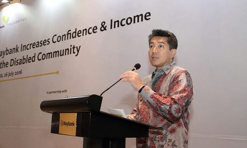 <p>Direktur Utama PT Bank Maybank Indonesia Tbk (BNII) Taswin Zakaria / Facebook @MaybankIndonesia</p>
