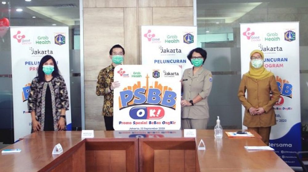 <p>Aplikasi telemedicine GrabHealth kerja sama antara Grab dan Good Doctor / Dok. Pemprov DKI Jakarta</p>
