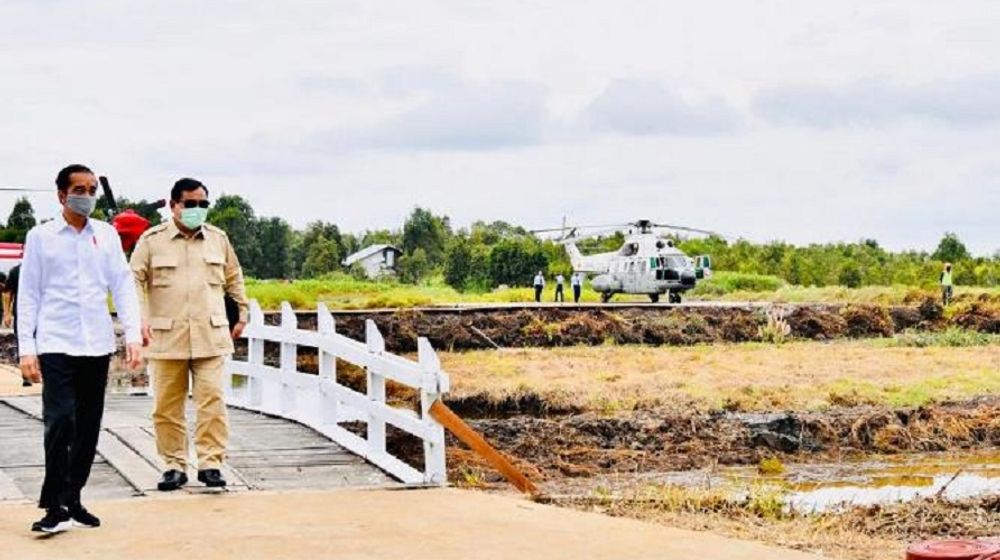 <p>Presiden Joko Widodo menunjuk Menteri Pertahanan Prabowo Subianto untuk memimpin program food estate / Foto: Biro Pers Setpres</p>
